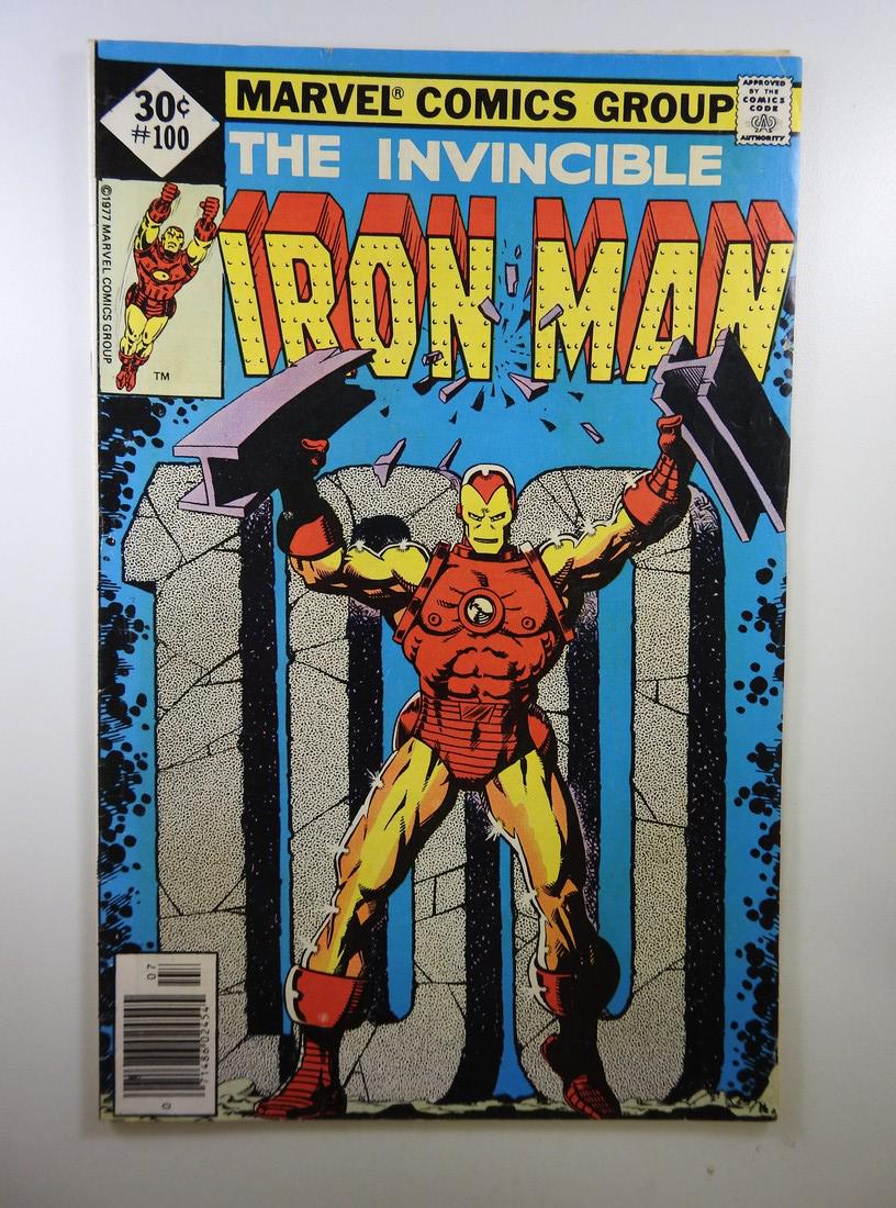 Iron Man #100: No Reserve! Iron Man #100 VG+ Shipping: Individual Comics: Flat-rate of $9.99 (1-8 comics) or $19.99 (9+ comics) to anywhere within the contiguous U.S. International: Foreign shipping rates are determ