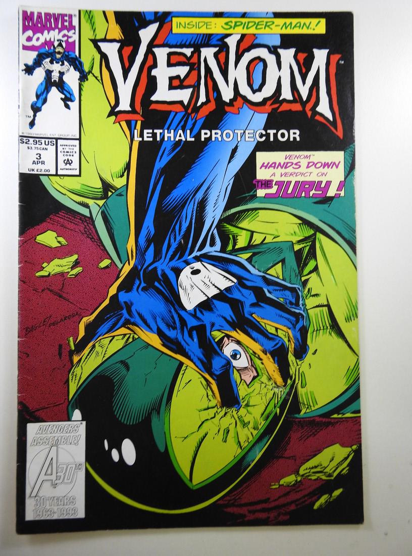 Venom: Lethal Protector #3: No Reserve! Venom: Lethal Protector #3 VG/FN Shipping: Individual Comics: Flat-rate of $9.99 (1-8 comics) or $19.99 (9+ comics) to anywhere within the contiguous U.S. International: Foreign shipping r