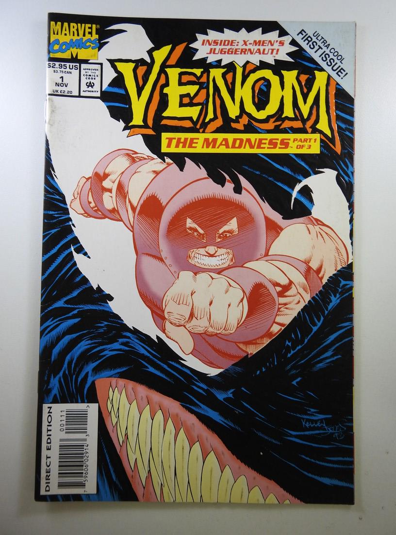Venom: The Madness #1: No Reserve! Venom: The Madness #1 VF+ Shipping: Individual Comics: Flat-rate of $9.99 (1-8 comics) or $19.99 (9+ comics) to anywhere within the contiguous U.S. International: Foreign shipping rates ar