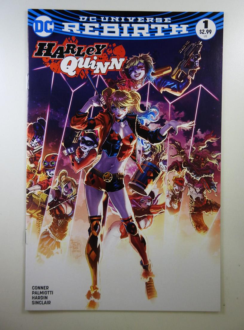 Harley Quinn #1: No Reserve! Harley Quinn #1 NM- Shipping: Individual Comics: Flat-rate of $9.99 (1-8 comics) or $19.99 (9+ comics) to anywhere within the contiguous U.S. International: Foreign shipping rates are dete