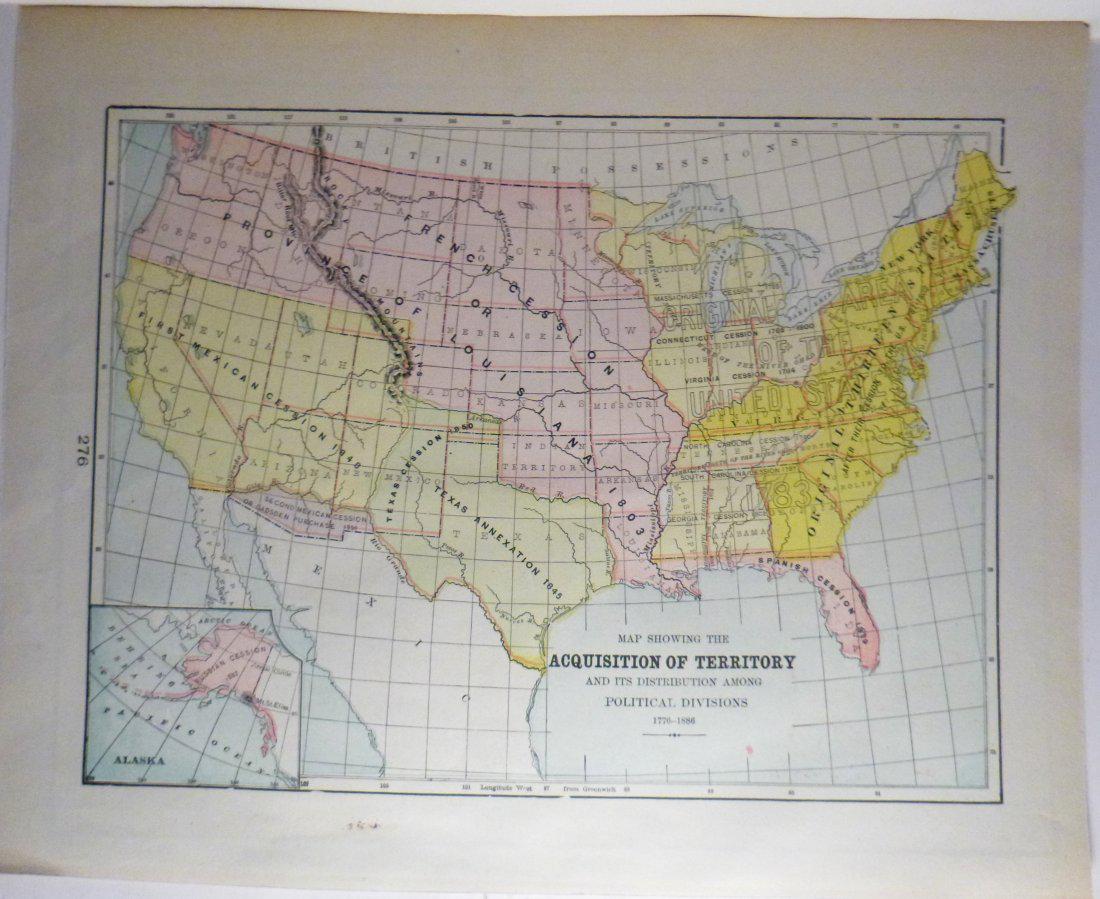 Territorial Growth of the US 1892 (1 of 4)