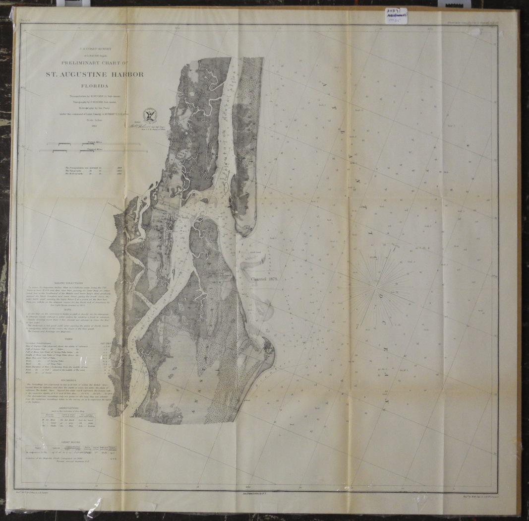 Preliminary Chart of St. Augustine Harbor Florida (1 of 2)