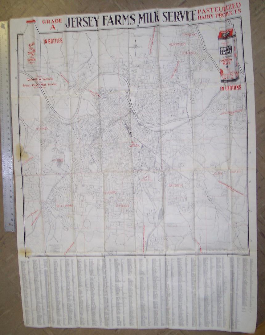 Untitled. [Plan of the City of Nashville] (1 of 3)