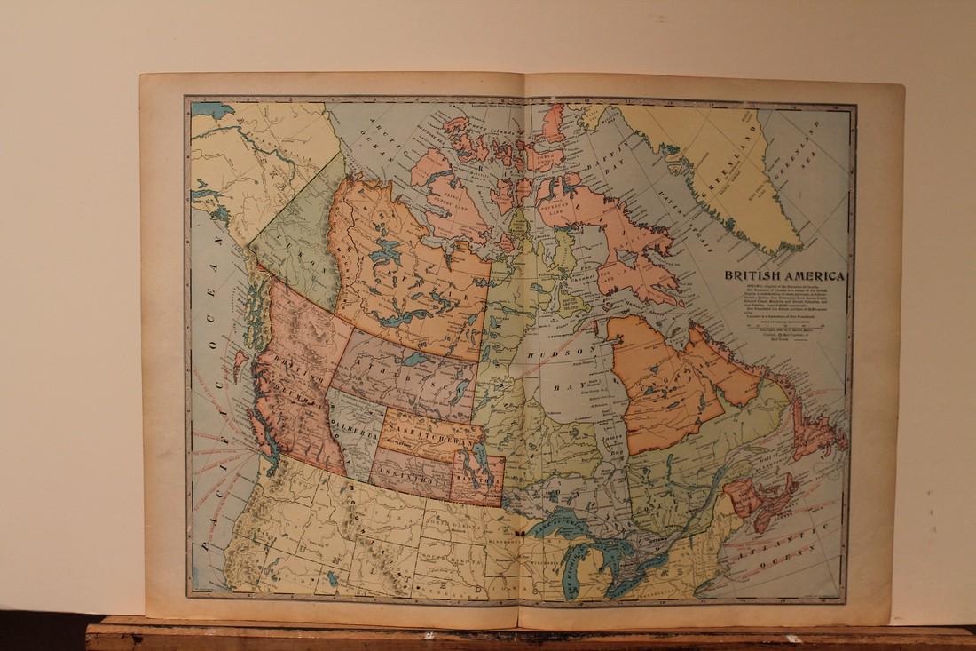 1899 Map of British America (1 of 3)