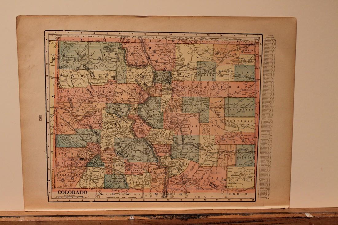 1887 Map of Colorado (1 of 3)