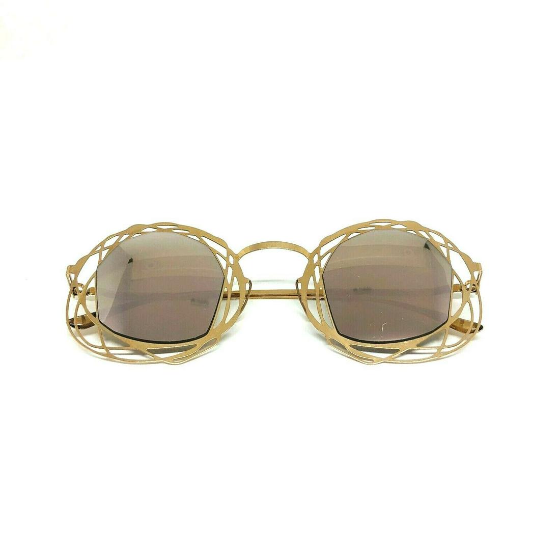 MYKITA Damir Doma Maison Margiela Round Mirror: KG UT0 MYKITA Damir Doma Maison Margiela Round Mirror Sunglasses w/ Case Pouch Measurements: the lens with the frame is 2.25 each and the lens only is 1.75Â” Made in Germany A MUST HAVE FOR COLLECT