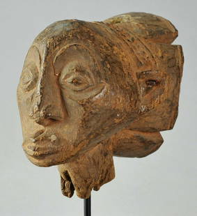 Superb Singiti head of HEMBA Ancestor Figure Congo DRC: Title: Superb Singiti head of HEMBA Ancestor Figure Congo DRC African Tribal Art 1139Description: CONGO DRC HEMBA Ancestor Figure Head Beautiful sculpture, with a nice patina. This head give an