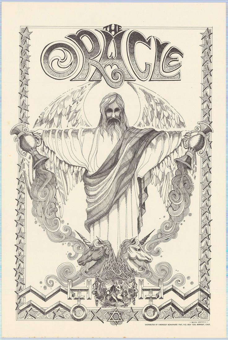 Second Print Rick Griffin Poster For The Oracle (1 of 1)