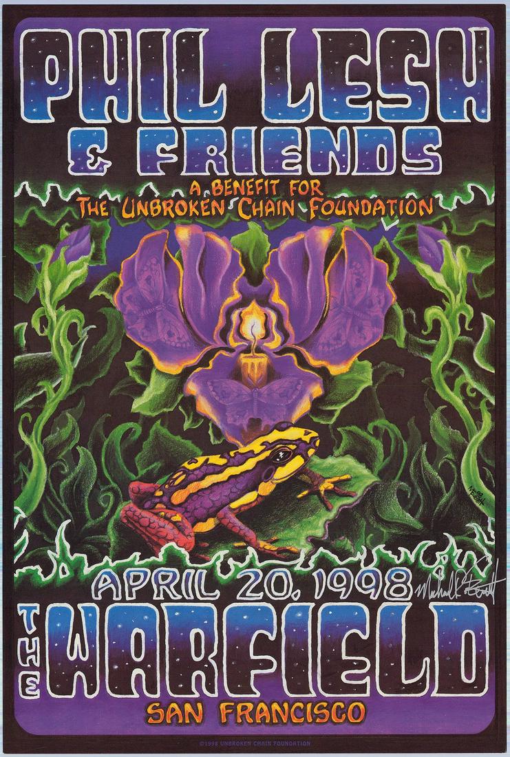 Signed 1998 Phil Lesh Poster (1 of 1)