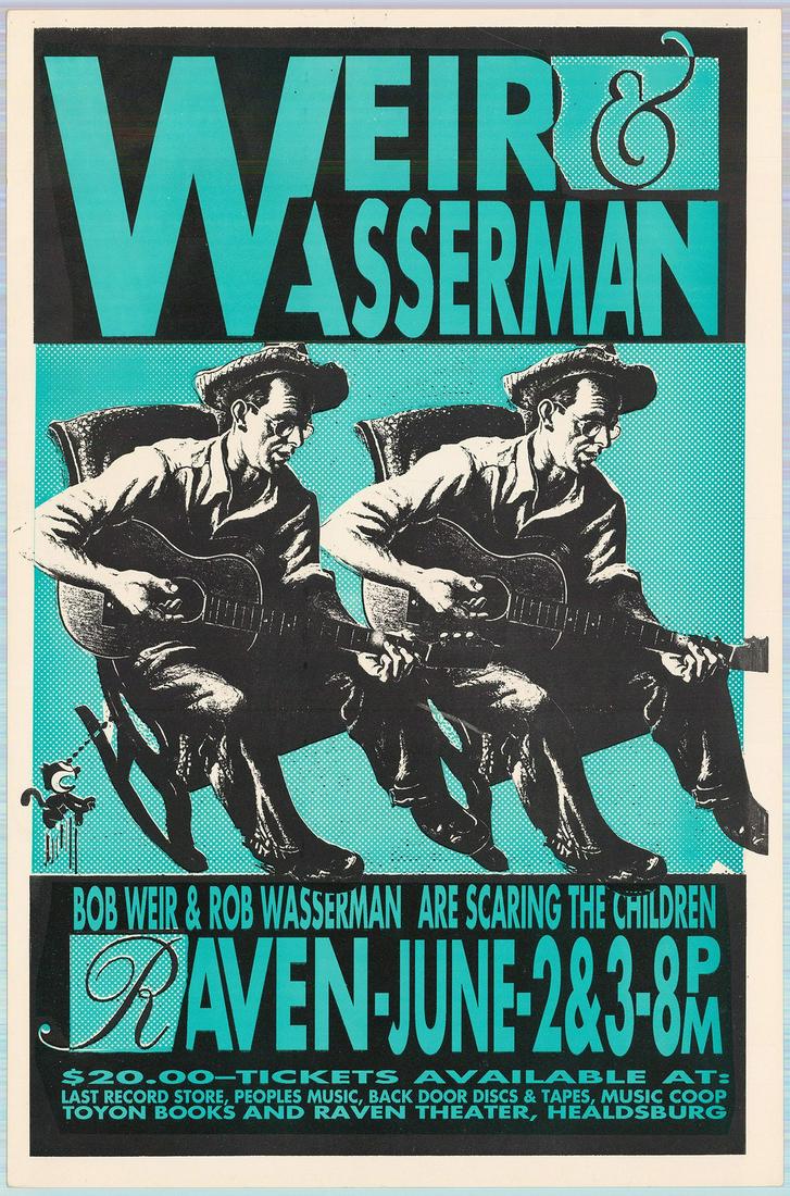 Bob Weir And Rob Wasserman Poster (1 of 1)