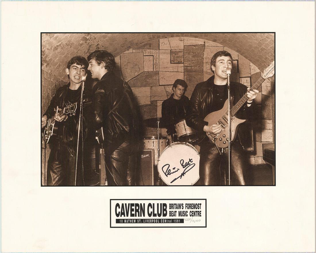 Beatles At The Cavern Club Signed Poster (1 of 1)
