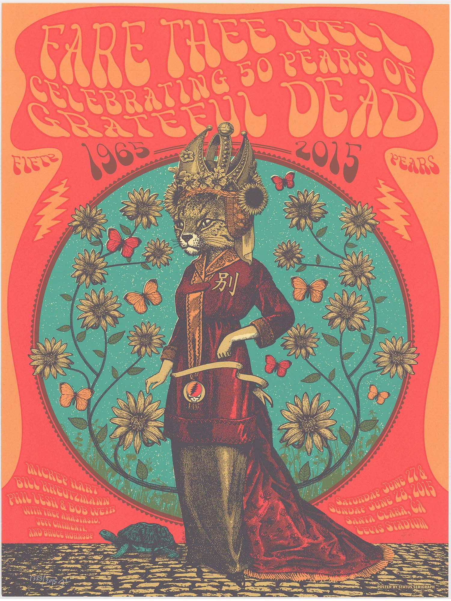 China Cat Sunflower' Grateful Dead 50th Fare Thee Well (1 of 1)