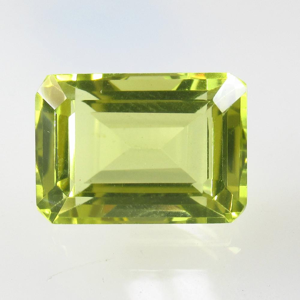 8.24 Ct Natural Lemon Quartz Octagon Cut: Reserve: Title: 8.24 Ct Natural Lemon Quartz Octagon Cut Stone Clarity: VVS Gemstone: Natural Lemon Quartz Carat Weight: 8.24 Size/Dimensions: 14.10 x 10.00 x 7.90 mm Additional Information: Good Lust