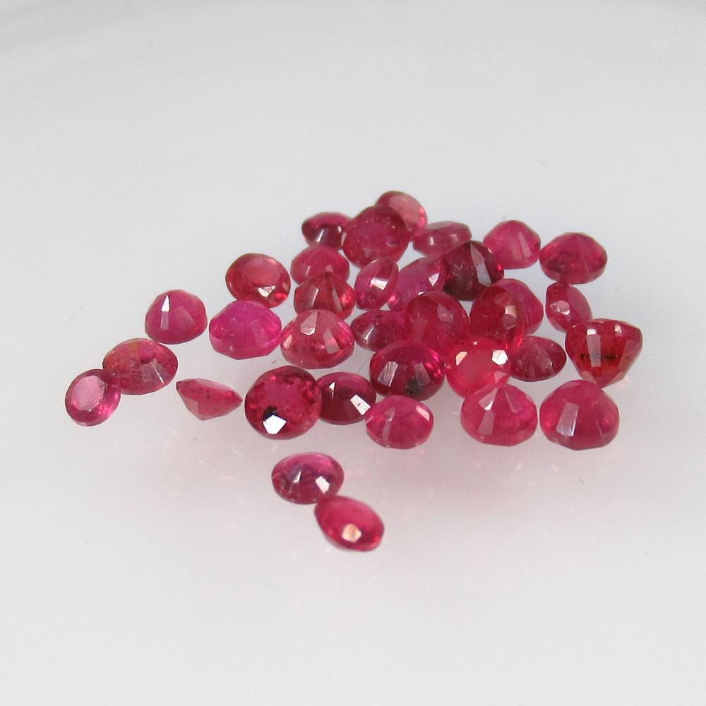 5.70 Ct Natural 34 Mozambique Red Ruby Jewellery Set (1 of 2)