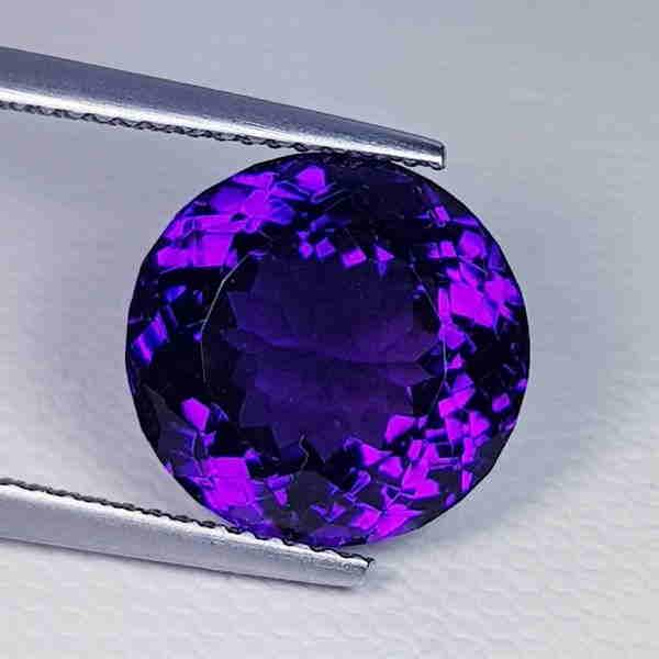 Natural Amethyst Round Cut 9.84 ct (1 of 6)