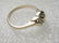 Vintage 14kt Gold Diamond Ring, Sz. 5, Double Row, - 5