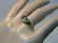 Vintage 14kt Sapphire Diamond Ring, Engagement/Bir; - 8