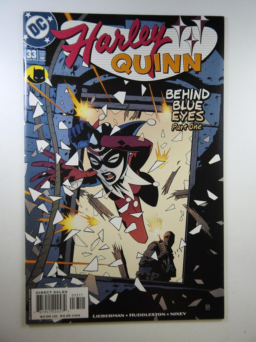 Harley Quinn #33: No Reserve! Harley Quinn #33 VF+ Shipping: Individual Comics: Flat-rate of $9.99 (1-8 comics) or $19.99 (9+ comics) to anywhere within the contiguous U.S. International: Foreign shipping rates are det