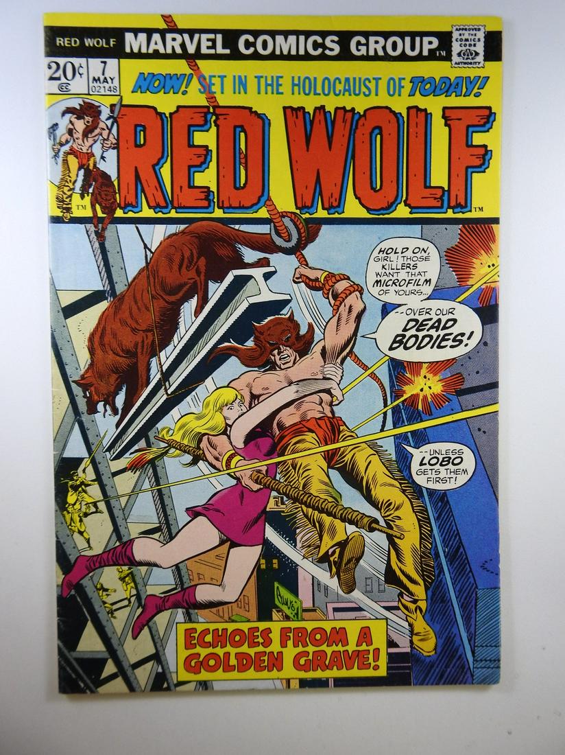 Red Wolf #7: No Reserve! Red Wolf #7 VG/FN Shipping: Individual Comics: Flat-rate of $9.99 (1-8 comics) or $19.99 (9+ comics) to anywhere within the contiguous U.S. International: Foreign shipping rates are determ