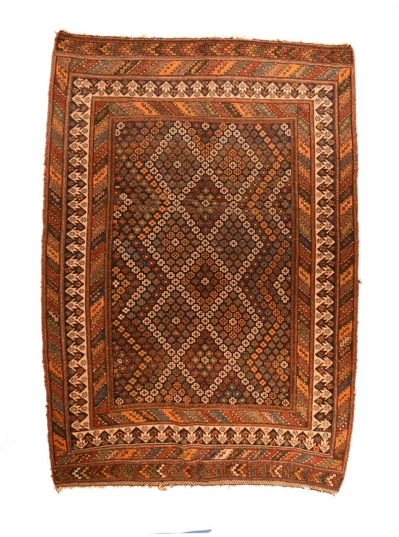 Antique Persian tribal soumak flat weave (1 of 3)
