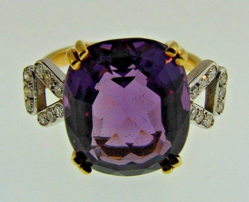 GORGEOUS H. Stern 18k Yellow Gold, Diamond & Amethyst (1 of 8)