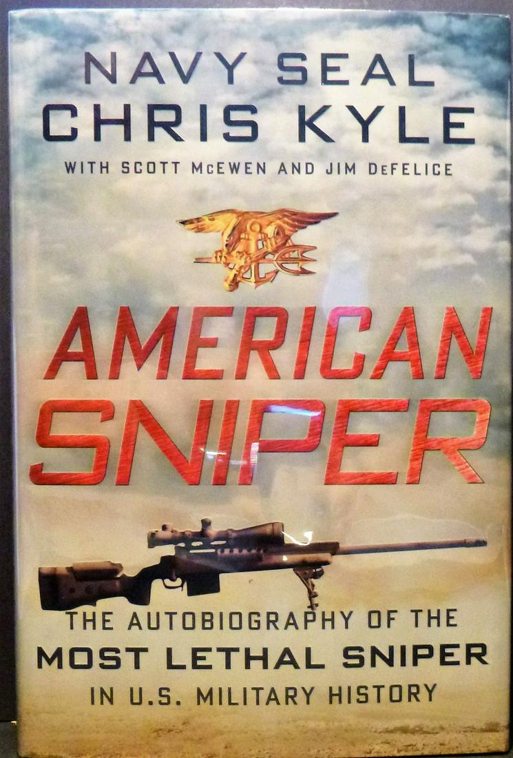 American Sniper- Signed: Title: American Sniper- Signed Author: Chris Kyle Date/Period: 2012 Publisher: William Morrow NY Edition: 1st edition, 6th printing Additional Info: 2012, 1st edition, 6th printing. From 1999 to 2009,