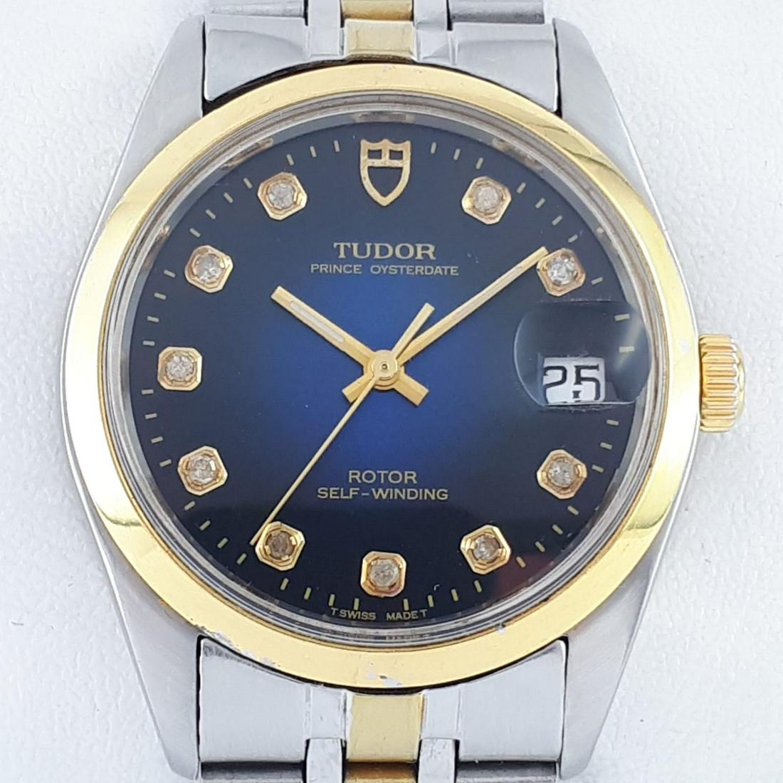 Tudor - Prince Oysterdate - 74000 - Men - 1970-1979: Brand: Rolex Tudor Model: Prince Oysterdate Reference Number: 74000 Gender: Men Period: 1970-1979 Movement: Automatic Case material: Gold/Steel Material fineness: 18 kt. Type: Analogue wristwatch Ship