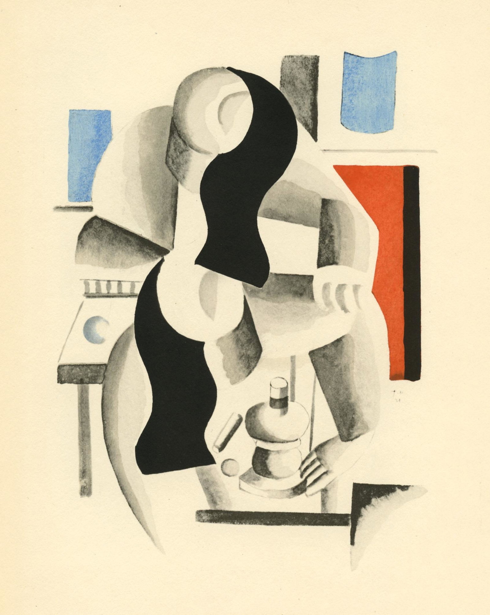 Fernand Leger 1929 pochoir, edition of 1000 (1 of 1)