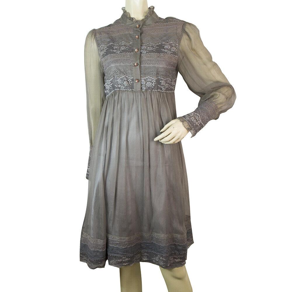 5226 by Celia Kritharioti Gray Lace Sheer Knee Length: 5226 by Celia Kritharioti Gray Lace Sheer Knee Length Romantic Dress Celia Kritharioti, one of the best known greek designers presents this magnificent dress that has extremely impressive style!! It i