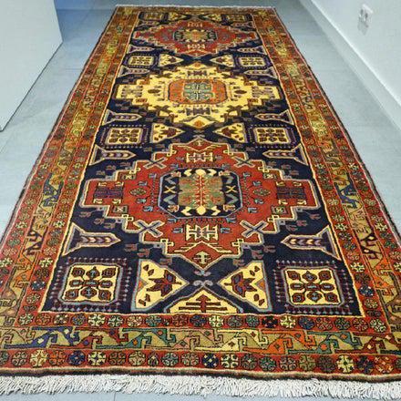 Impressive Kazak runner - 9.5 x 4.2 - very good (1 of 8)