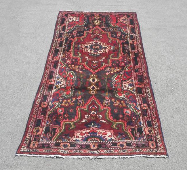 Semi Antique Persian Hamedan 3.8x8.0 (1 of 5)