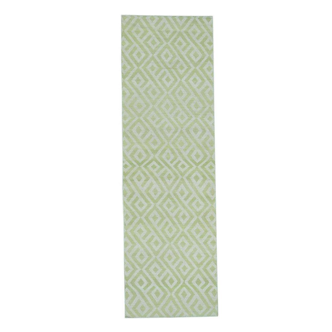 Hand Woven Reversible Kilim Pure Wool Flat Weave Runner (1 of 12)