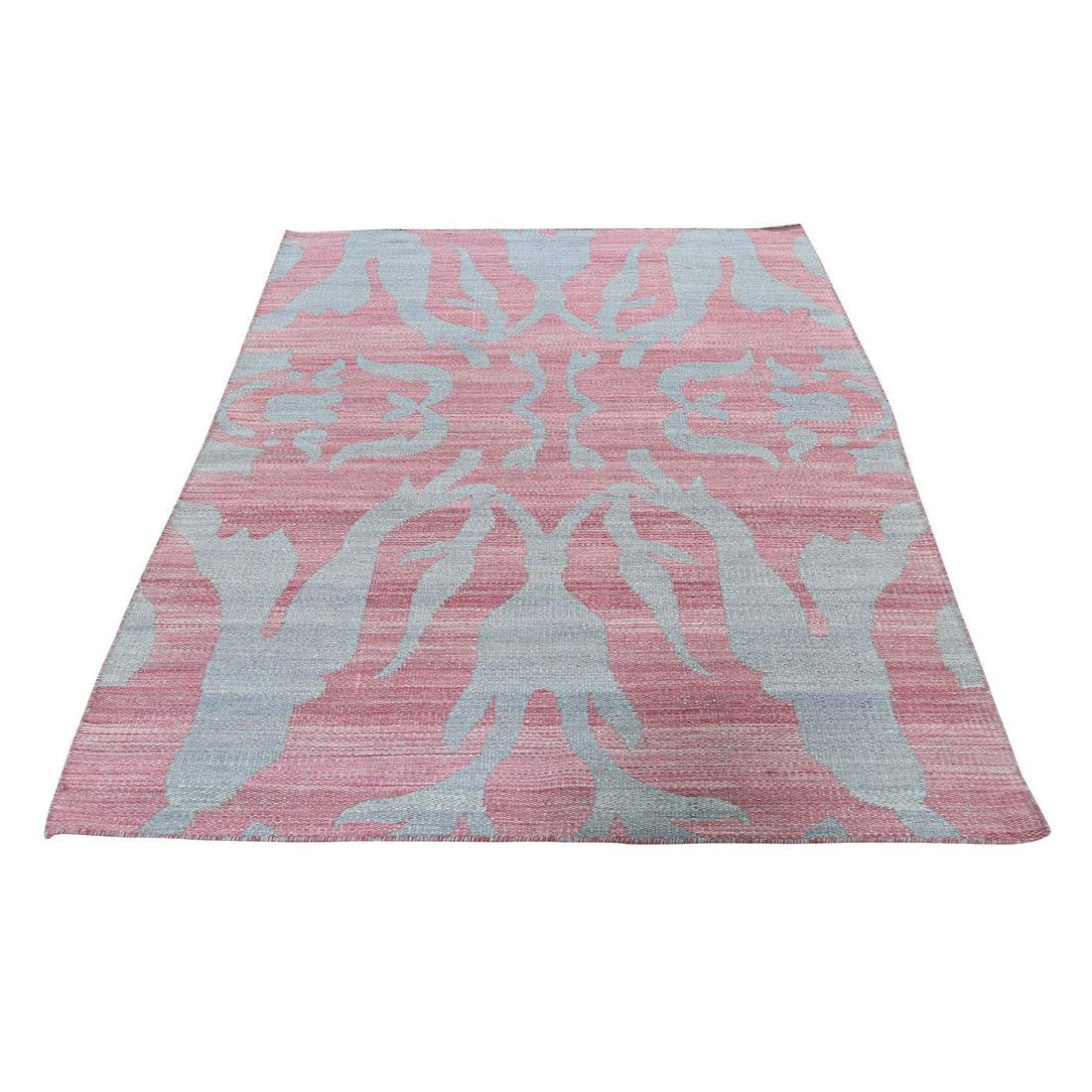 Pure Wool Reversible Kilim Flat Weave Hand-Woven (1 of 7)