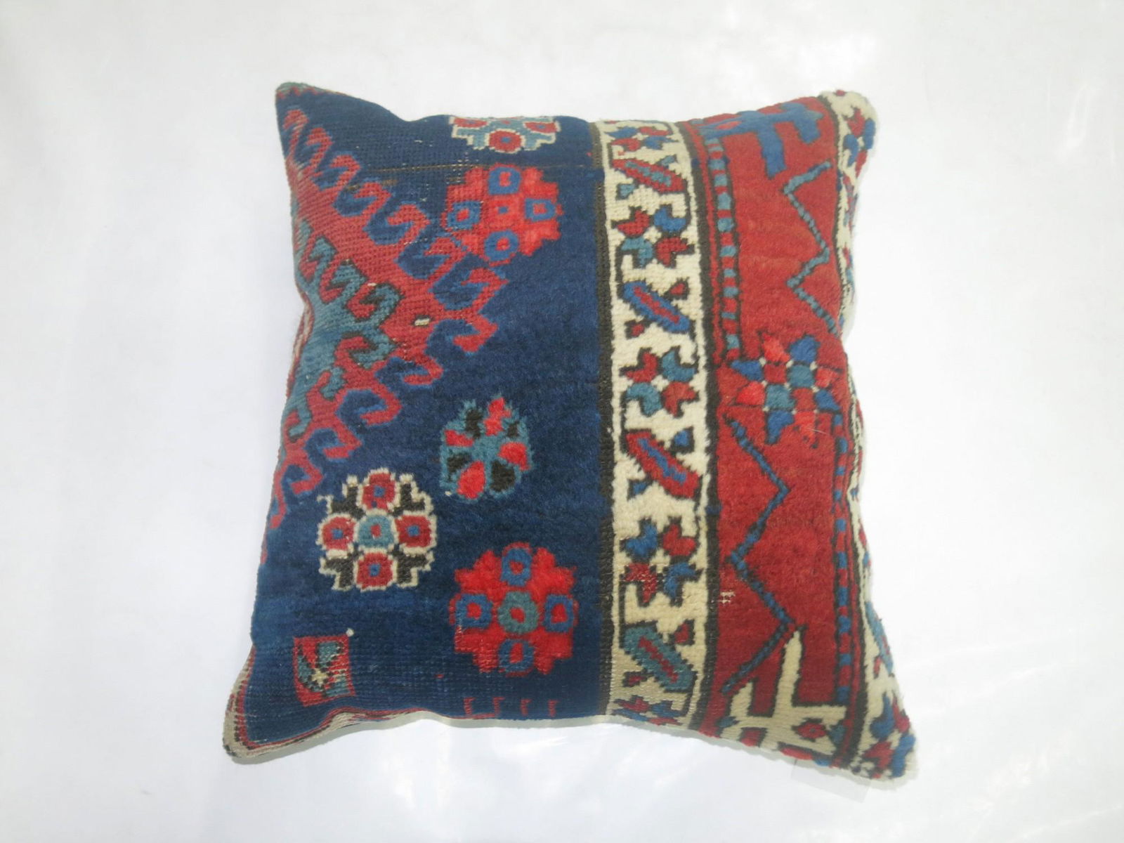 Blue Heriz Rug Pillow (1 of 2)