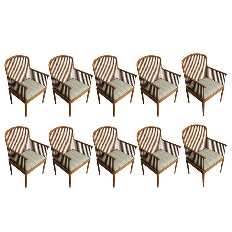 1 Davis Allen for Knoll Oak Exeter Dining Chair (1 of 1)