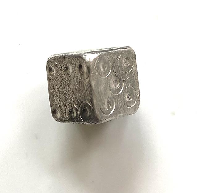 Roman Silver Dice, c. 2nd-4th Century A.D. (1 of 3)