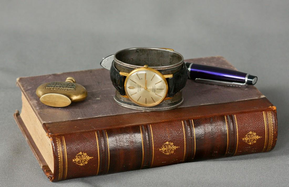 Poljot Deluxe Vintage Men Wrist Watch Russian Antique: Title: Poljot Deluxe Vintage Men Wrist Watch Russian Antique Unisex White USSR Watches Additional Information: MaterialsBand material: LeatherGold, Stainless steelPoljot deluxe vintage men wrist watch