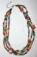 Southwestern Natural Gemstone Motif Triple Strand Bead - 2