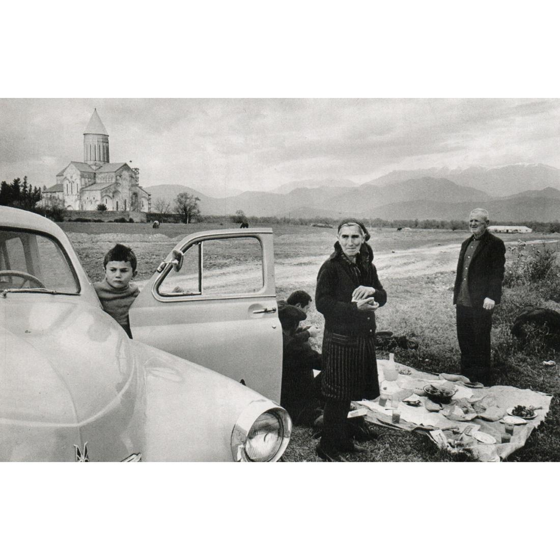 HENRI CARTIER-BRESSON - Georgia, U.S.S.R. 1973: Artist: HENRI CARTIER-BRESSON Print Title: Georgia, U.S.S.R. 1973 Medium: Sheet-fed Gravure Printing Date: 1970s Printed in England Image Size: 4.5 x 7 inches Henri Cartier-Bresson(1908-2004) was a Fr