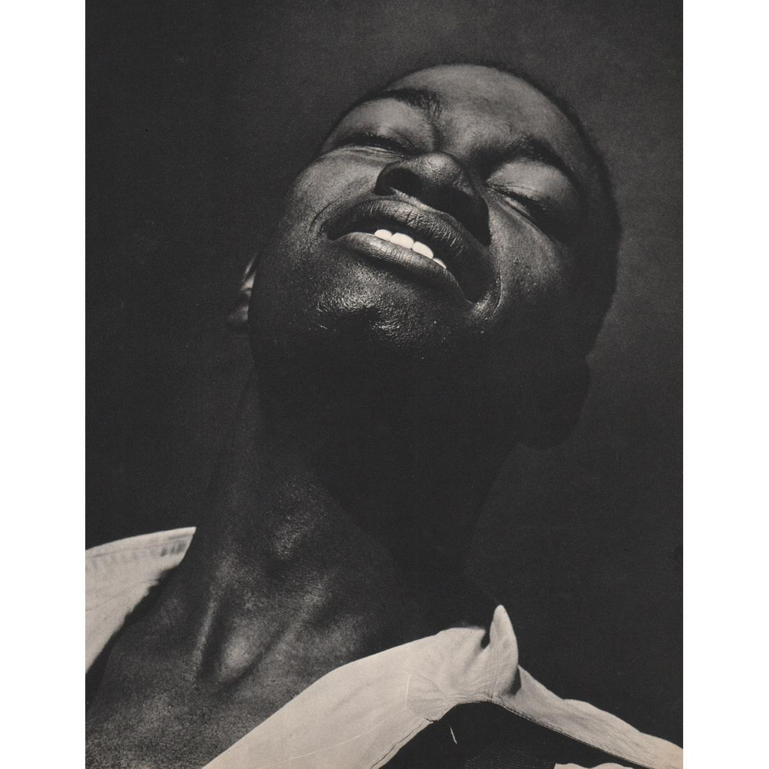 CONSUELO KANAGA - Kenneth Spencer, 1933: Artist: CONSUELO KANAGA Print Title: Kenneth Spencer, 1933 Medium: Sheet-Fed Gravure Printing Date: 1930's Printed in France Image size approx. 9.25 X 7.25 inches Consuela Kanaga (1894-1978) was an Am