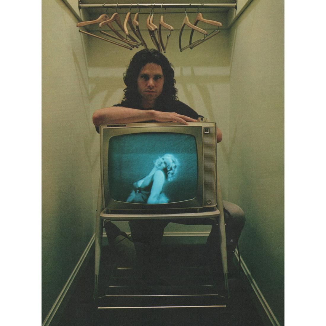 ART KANE - Jim Morrison: Artist: ART KANE Print Title: Jim Morrison Medium: Color Sheet-fed Gravure Printing Date: 1970 Printed in Switzerland Image Size: 10.75 X 8 inches Art Kane (1925-1995) was born Arthur Kanofsky in New