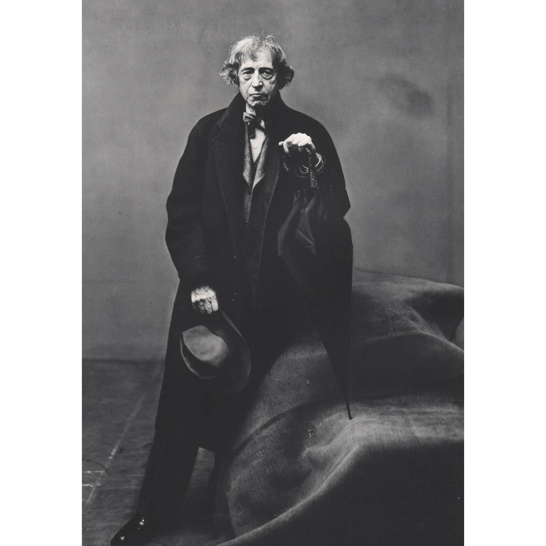 IRVING PENN - John Marin: Artist: IRVING PENN Print Title: John Marin John Marin (1870-1953) was an early American modernist artist. He is known for his abstract landscapes and watercolors. Medium: Sheet-fed Gravure Printing D