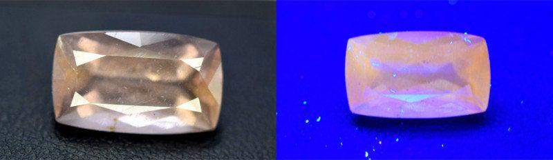7.75 Carats Natural Fluorescent Brown Purple Scapolite (1 of 6)