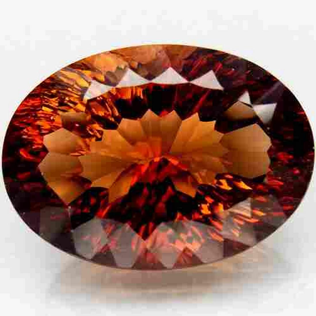 28,55 ct Natural Top Imperial Topaz Millennium Cut (1 of 2)