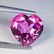 3.81 ct Natural Pink Topaz Heart Cut - 2
