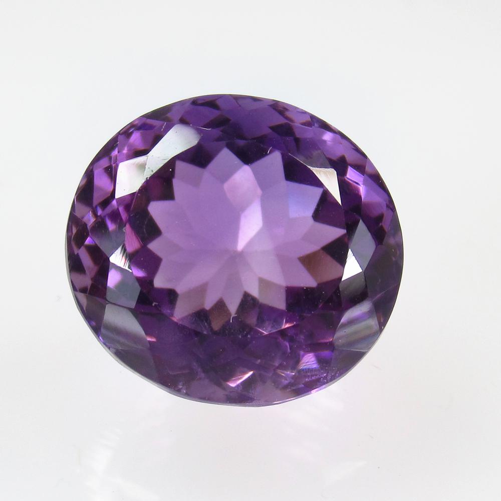 12.76 Ct Natural Purple Amethyst Oval Cut (1 of 2)