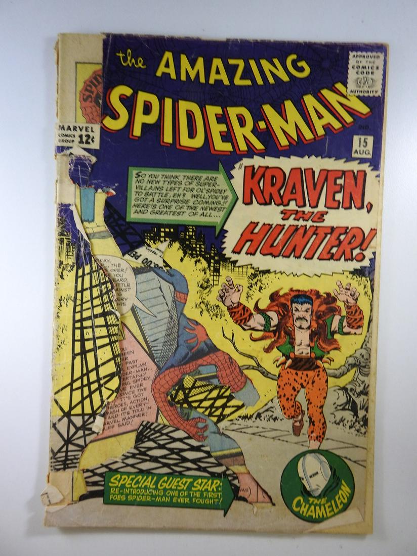 Amazing Spider-Man #15 1st Appearance of Kraven (1 of 2)