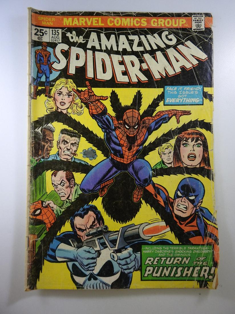 Amazing Spider-Man #135 2nd Appearance of the Punisher (1 of 2)