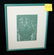 1957 White Ink Painting Hawaiian Woman Madge Tennent