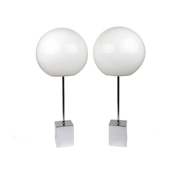Pair of Sonneman Lollipop Table Lamps (1 of 5)